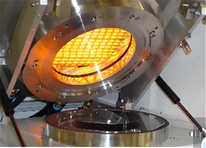 Bio sensor fabrication infrared lamp