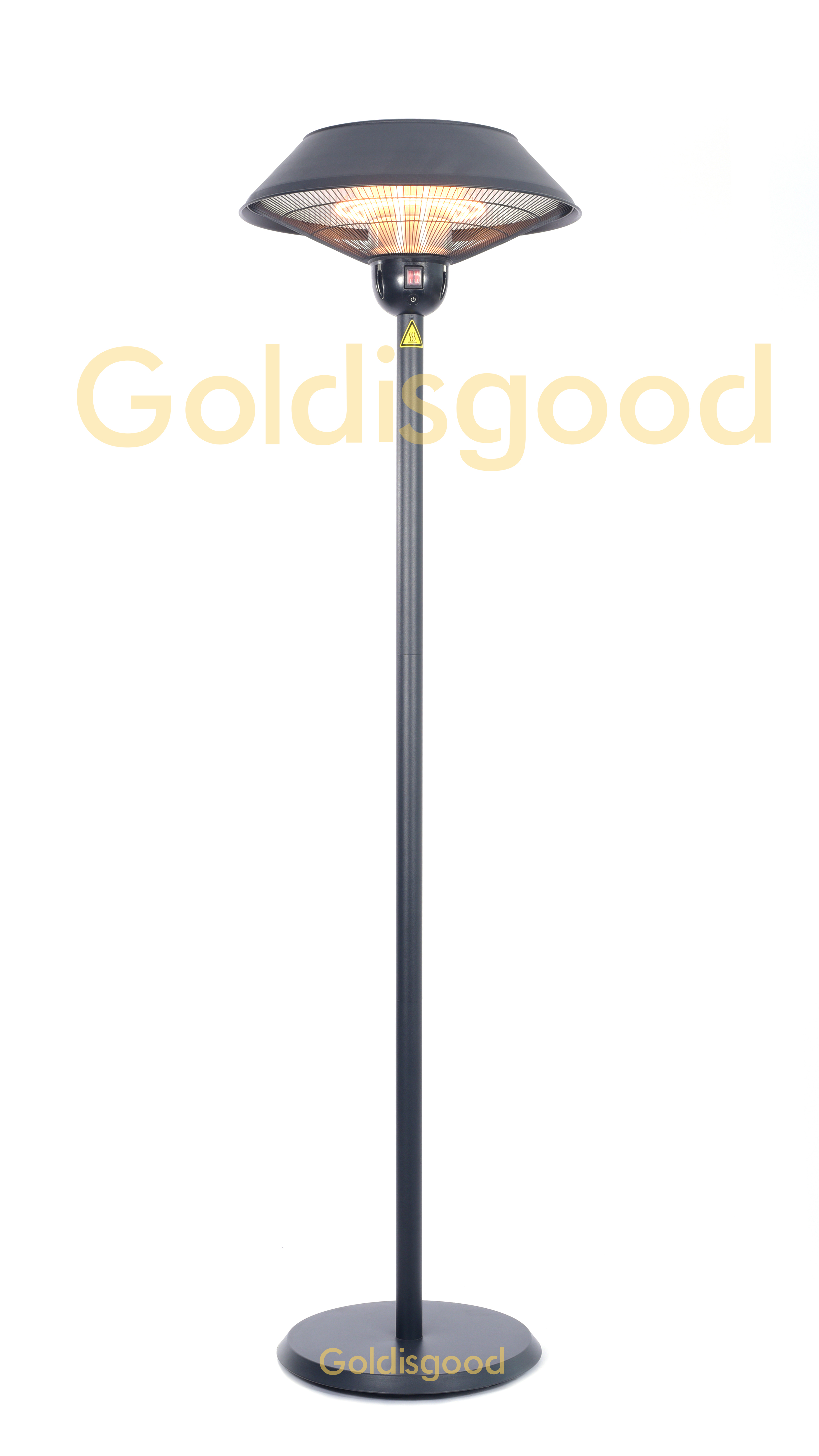 Halogen patio heater