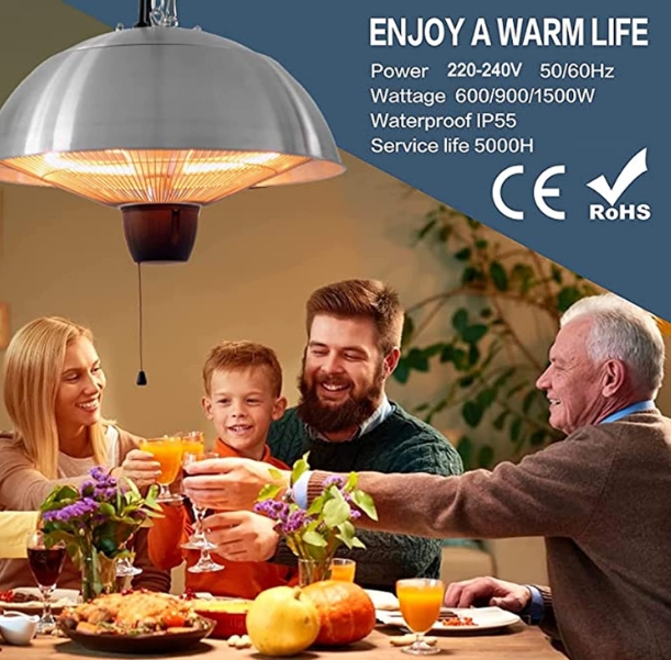 IP65 outdoor garden heater