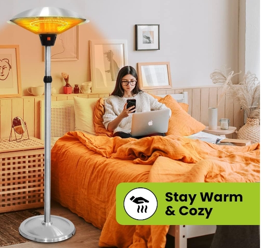 Infrared wall heater for bathroom