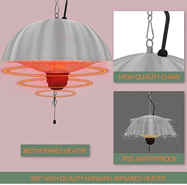 Camping electric heater